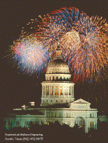 This is the State Capital of Texas, in Austin, Texas, on the 4th of July.